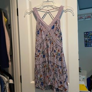 Floral print summer dress